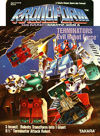 1984 Kronoform "Terminators" Insect Robot Set (Takara) *SOLD*